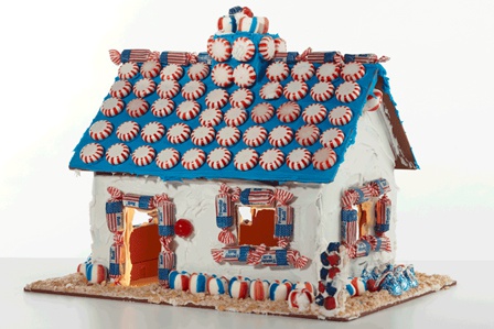 July 4th gingerbread houses