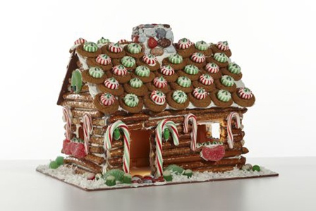 Dad's Log Cabin.  Even the big boys love their Candy Cottage
