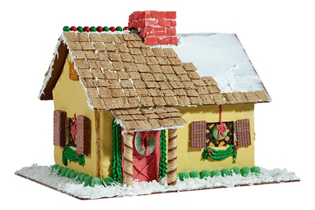 The fondaunt Holiday gingerbread house